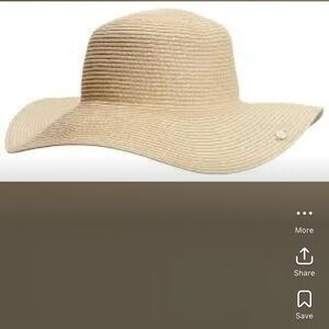 CALIA by Carrie Underwood Elegant Tan Wide-Brim sun Hat
